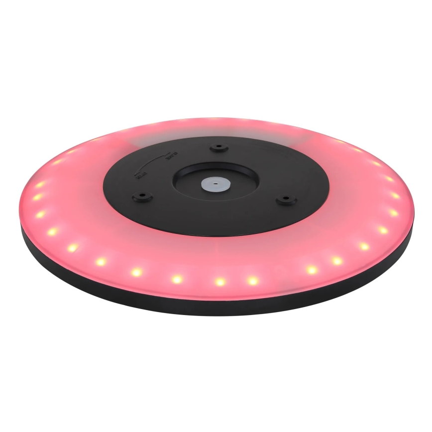 Globo - LED RGB Himmennettävä kylpyhuoneen kattovalaisin LED/18W/230V 3000-6000K + kauko-ohjaus IP44 musta