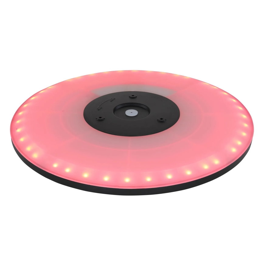 Globo - LED RGB Himmennettävä kylpyhuoneen kattovalaisin LED/21W/230V 3000-6000K + kauko-ohjaus IP44 musta