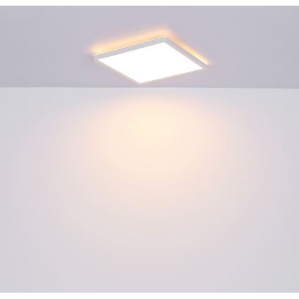 Globo - Himmennettävä kylpyhuoneen LED-kattovalaisin LED/18W/230V 29,4x29,4 cm IP44 valkoinen