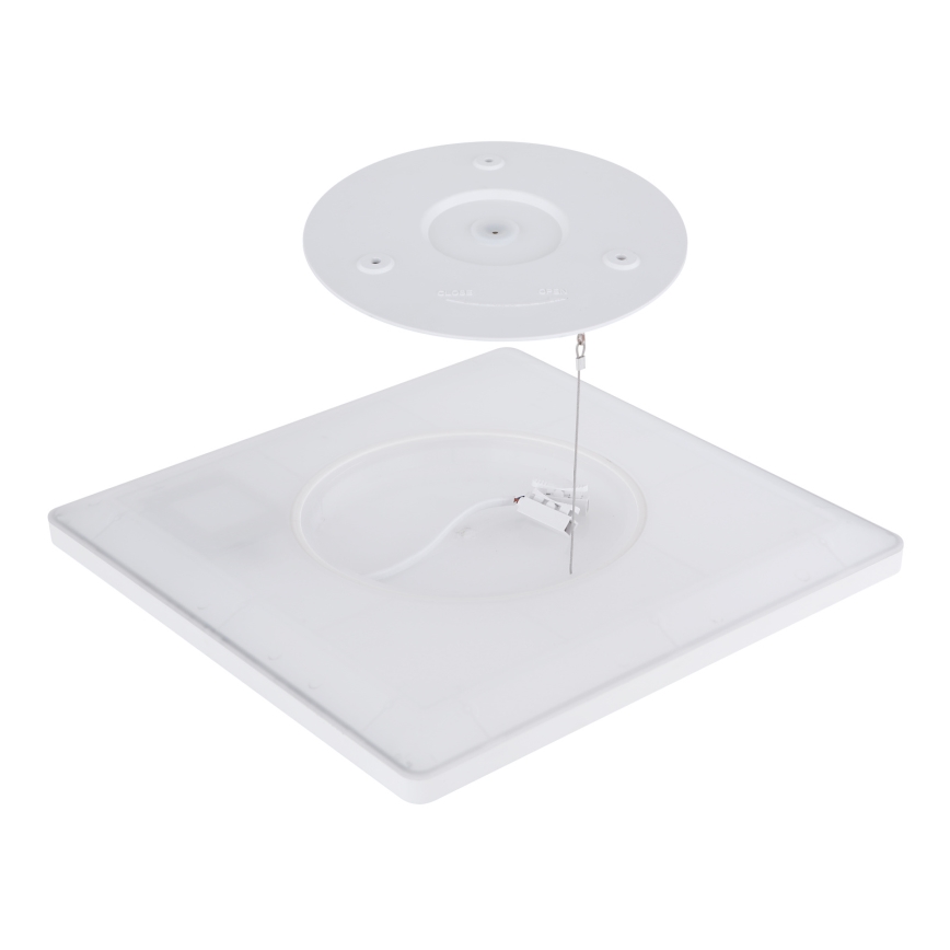 Globo - Himmennettävä kylpyhuoneen LED-kattovalaisin LED/18W/230V 29,4x29,4 cm IP44 valkoinen