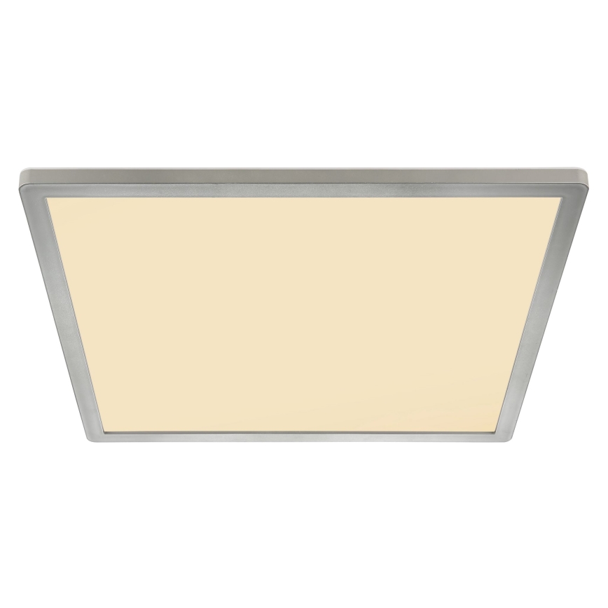 Globo - Himmennettävä kylpyhuoneen LED-kattovalaisin LED/24W/230V 42x42 cm IP44 mattakromi