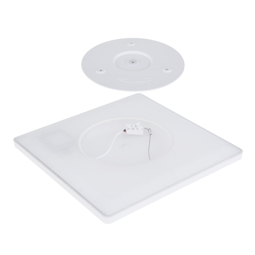 Globo - Himmennettävä kylpyhuoneen LED-kattovalaisin LED/24W/230V 42x42 cm IP44 valkoinen