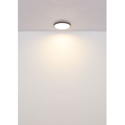Globo - LED-kattovalaisin LED/15W/230V 4000K halkaisija 23 cm musta