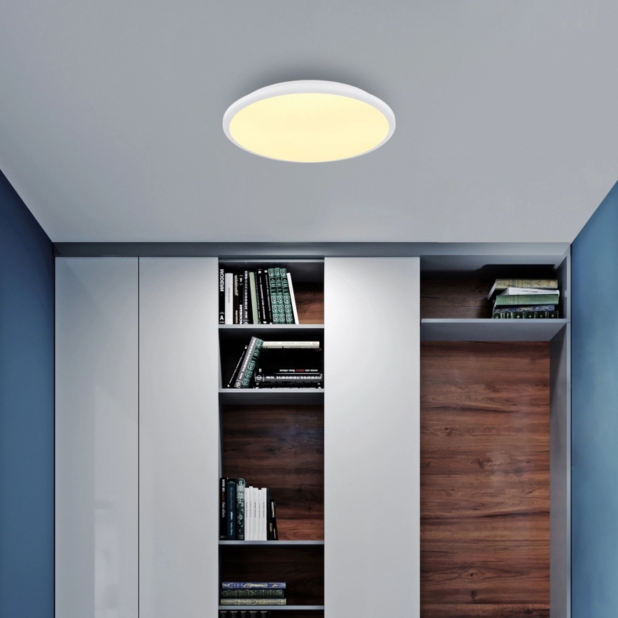 Globo - LED-kattovalaisin LED/18W/230V 3000K halkaisija 35 cm valkoinen