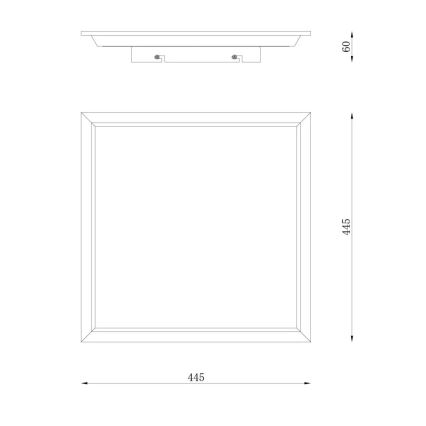 Globo - LED-kattovalaisin LED/24W/230V