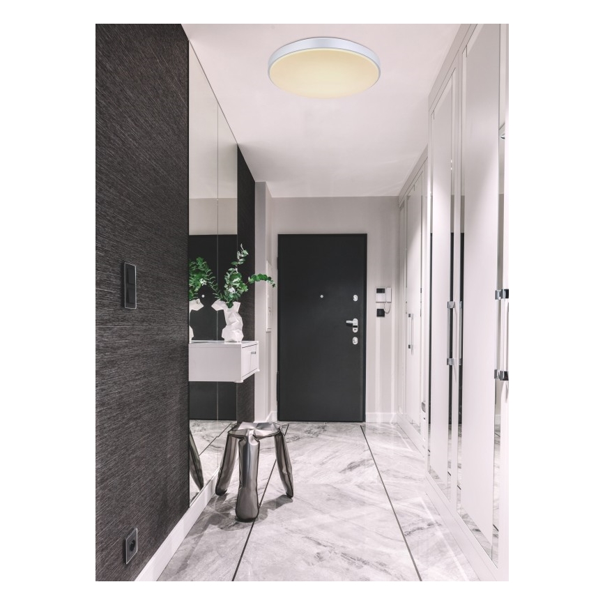 Globo - Himmennettävä LED-kattovalaisin LED/18W/230V 2700-6500K + kauko-ohjaus