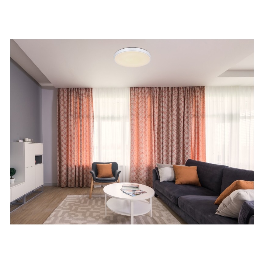 Globo - Himmennettävä LED-kattovalaisin LED/24W/230V + kauko-ohjaus