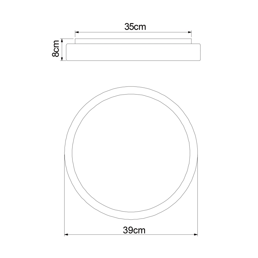 Globo - Himmennettävä LED-kattovalaisin LED/18W/230V + kauko-ohjaus