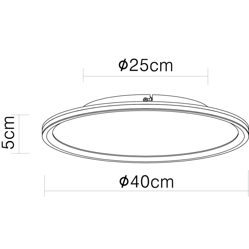 Globo - LED-kattovalaisin LED/39W/230V halkaisija 40 cm