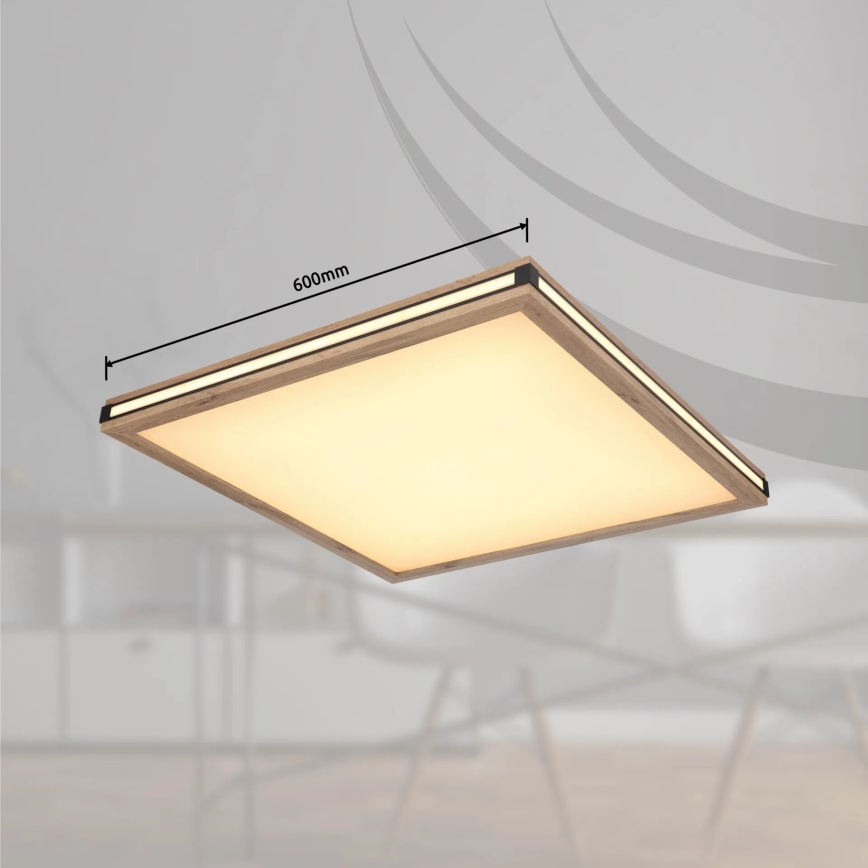 Globo - Himmennettävä LED-kattovalaisin LED/36W/230V 3000K 60x60 cm