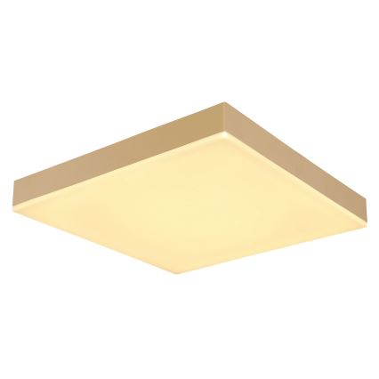 Globo - LED-kattovalaisin LED/18W/230V 30x30 cm kulta