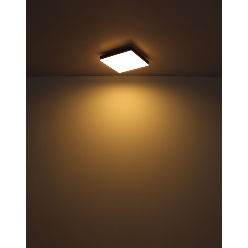 Globo - Himmennettävä LED-kattovalaisin LED/24W/230V 2700-6500K musta + kauko-ohjaus