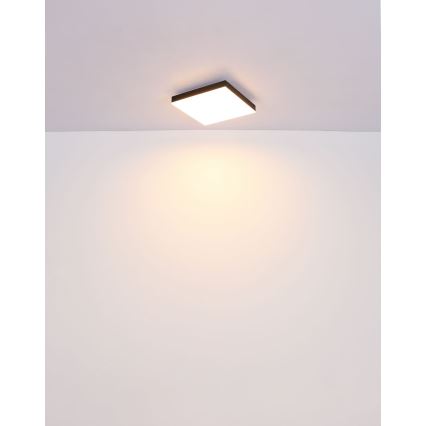 Globo - Himmennettävä LED-kattovalaisin LED/24W/230V 2700-6500K musta + kauko-ohjaus