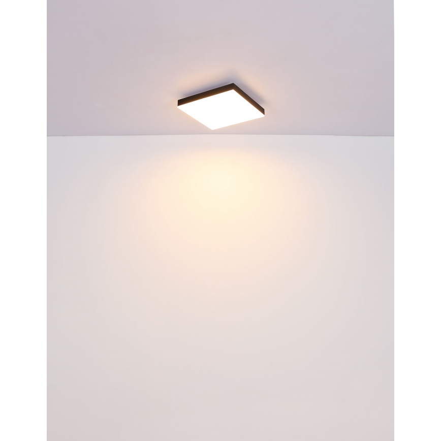 Globo - Himmennettävä LED-kattovalaisin LED/24W/230V 2700-6500K musta + kauko-ohjaus