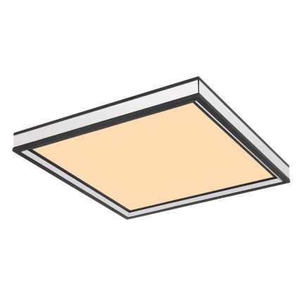 Globo - LED-kattovalaisin LED/12W/230V 30x30 cm musta/valkoinen