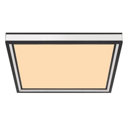 Globo - LED-kattovalaisin LED/12W/230V 30x30 cm musta/valkoinen