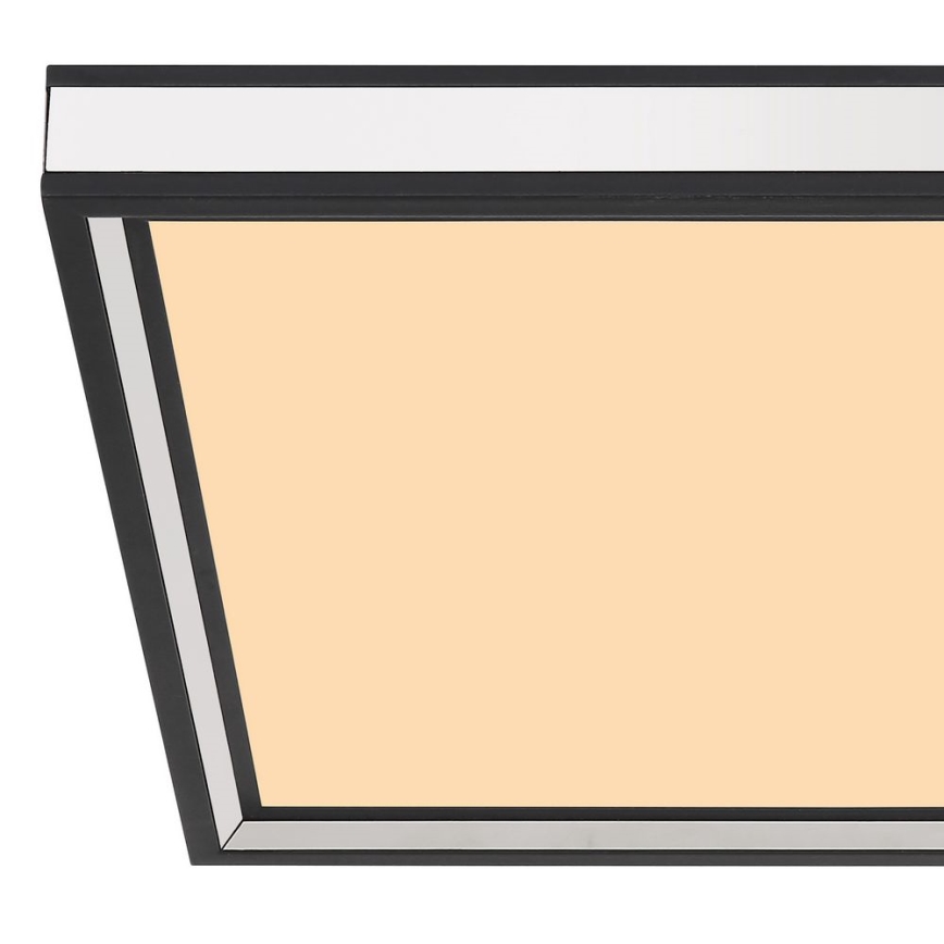 Globo - LED-kattovalaisin LED/12W/230V 30x30 cm musta/valkoinen