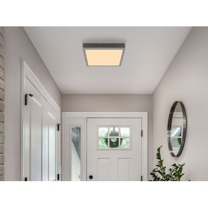 Globo - LED-kattovalaisin LED/12W/230V 3000K 30x30 cm