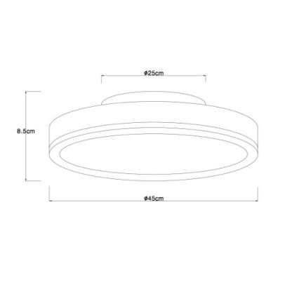 Globo - LED-kattovalaisin LED/24W/230V 3000K halkaisija 45 cm