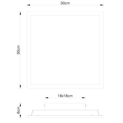 Globo - LED-kattovalaisin LED/12W/230V