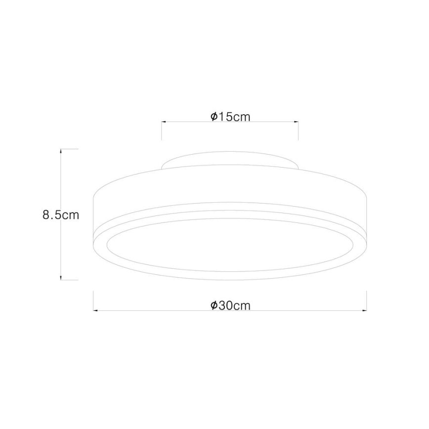 Globo - LED Kattovalo LED/12W/230V d. 30 cm