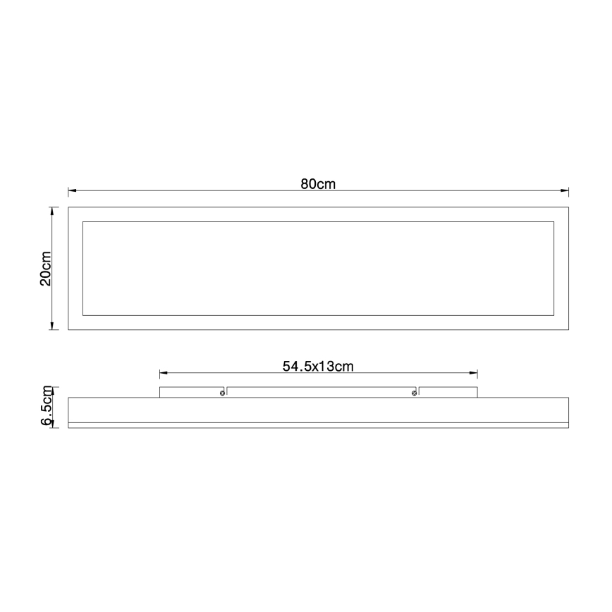 Globo - LED-kattovalaisin LED/24W/230V