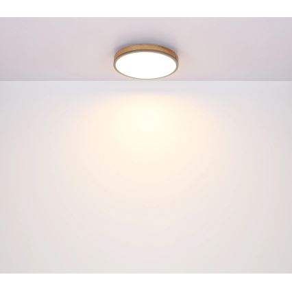 Globo - Himmennettävä LED-kattovalaisin LED/40W/230V 2700-6500K halkaisija 60 cm + kauko-ohjaus ruskea/harmaa