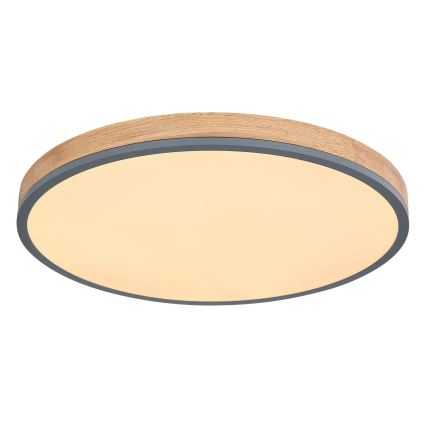 Globo - Himmennettävä LED-kattovalaisin LED/40W/230V 2700-6500K halkaisija 60 cm + kauko-ohjaus ruskea/harmaa
