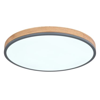 Globo - Himmennettävä LED-kattovalaisin LED/40W/230V 2700-6500K halkaisija 60 cm + kauko-ohjaus ruskea/harmaa