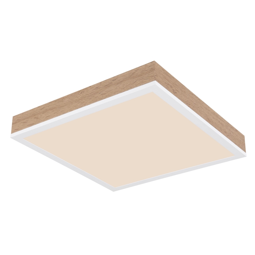 Globo - LED-kattovalaisin LED/12W/230V 30x30 cm ruskea