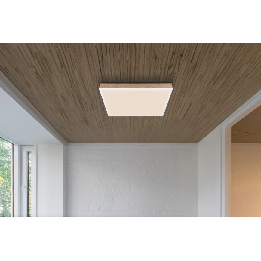 Globo - Himmennettävä LED-kattovalaisin LED/24W/230V 2700-6500K + kauko-ohjaus ruskea/valkoinen
