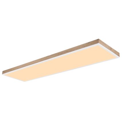 Globo - Himmennettävä LED-kattovalaisin LED/36W/230V 2700-6500K + kauko-ohjaus ruskea/valkoinen