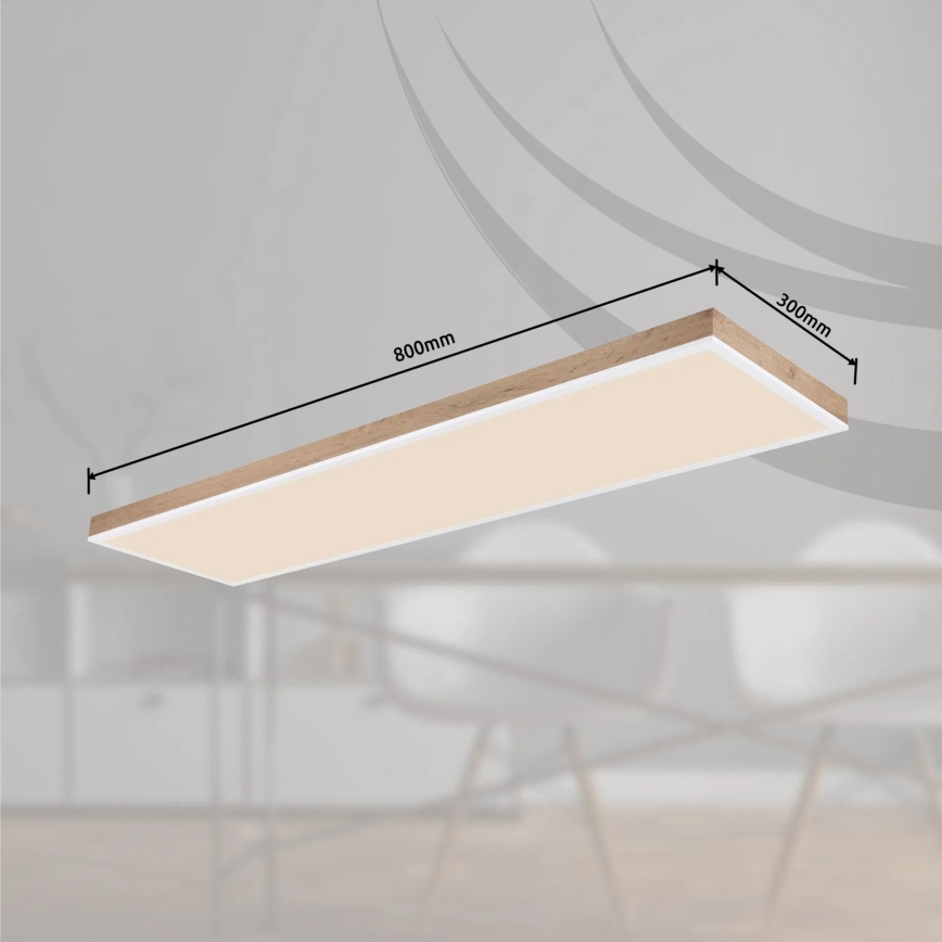 Globo - Himmennettävä LED-kattovalaisin LED/36W/230V 2700-6500K + kauko-ohjaus ruskea/valkoinen