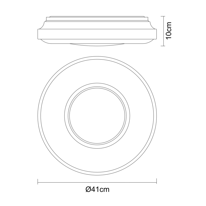 Globo - LED-kattovalaisin LED/24W/230V