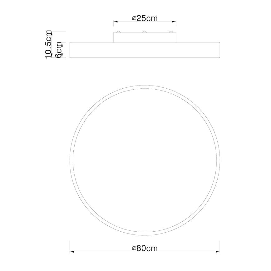 Globo - LED Himmennettävä kattovalo LED/60W/230V 3000-6000K + kaukosäädin