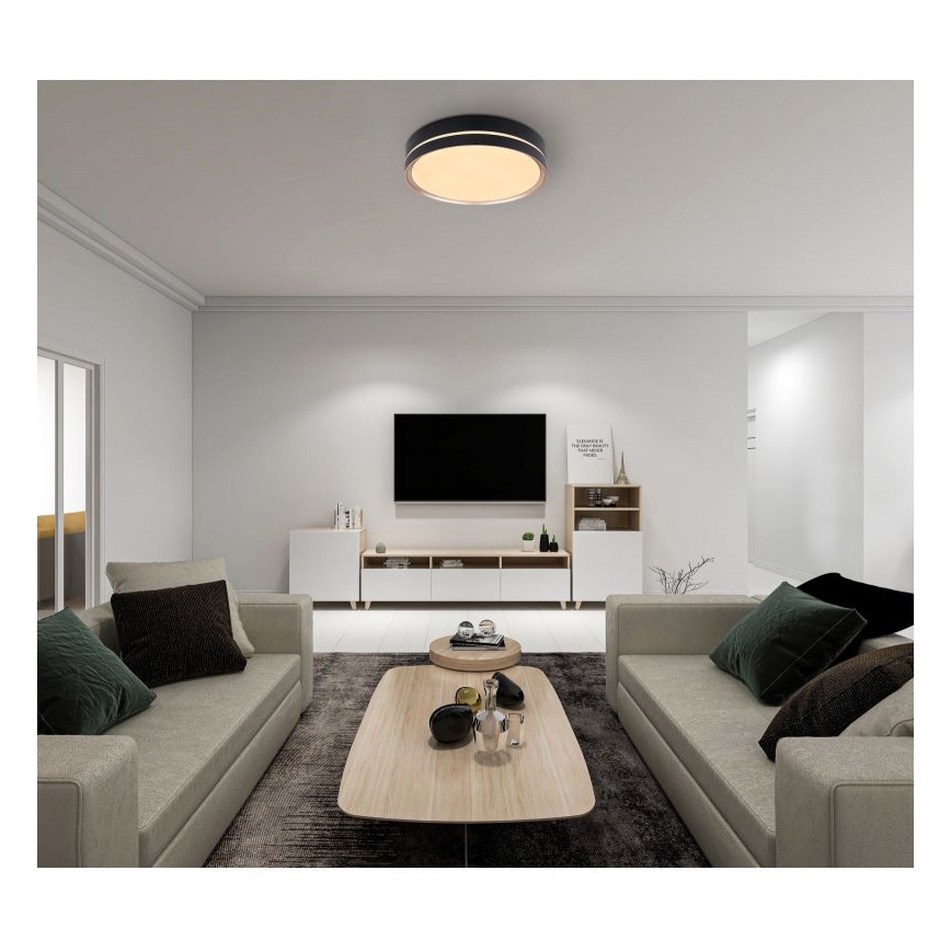 Globo - Himmennettävä LED-kattovalaisin LED/24W/230V + kauko-ohjaus