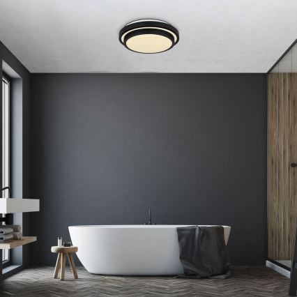 Globo - LED Kylpyhuoneen kattovalaisin anturilla LED/18W/230V IP44