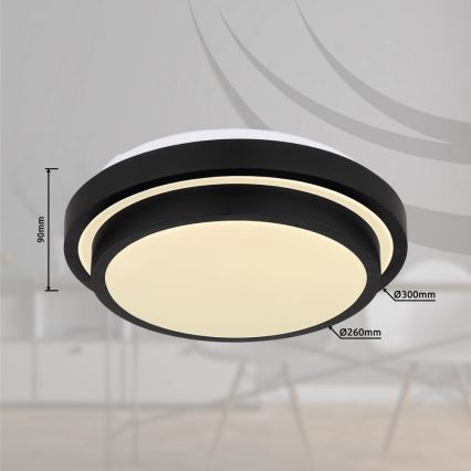 Globo - LED Kylpyhuoneen kattovalaisin anturilla LED/18W/230V IP44