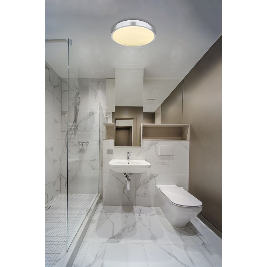 Globo - LED Kylpyhuoneen kattovalaisin anturilla LED/18W/230V IP44