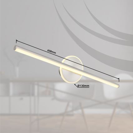 Globo - Kylpyhuoneen LED-peilivalo LED/10W/230V 60,8 cm IP44 kiiltävä kromi