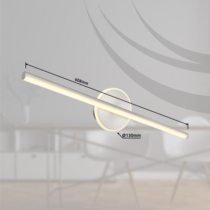 Globo - Kylpyhuoneen LED-peilivalo LED/10W/230V 60,8 cm IP44 kiiltävä kromi