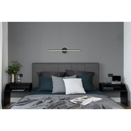 Globo - Kylpyhuoneen LED-peilivalo LED/10W/230V 60,8 cm IP44 musta