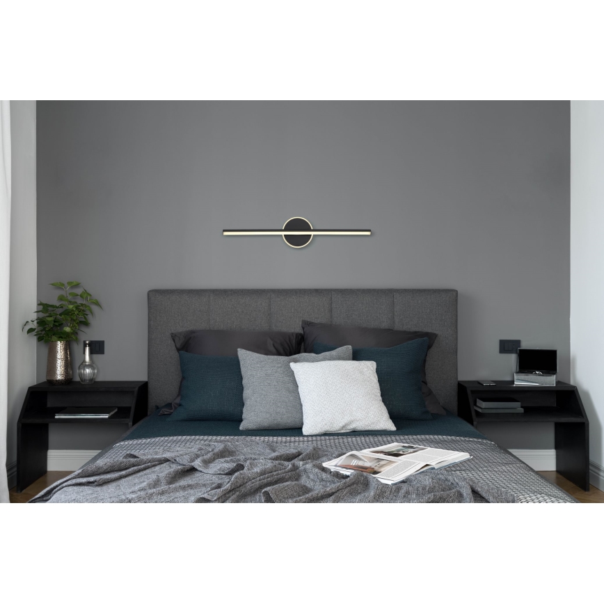 Globo - Kylpyhuoneen LED-peilivalo LED/10W/230V 60,8 cm IP44 musta