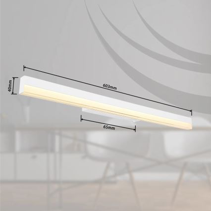 Globo - LED-seinävalaisin LED/12W/230V 3000/6000K 60 cm valkoinen