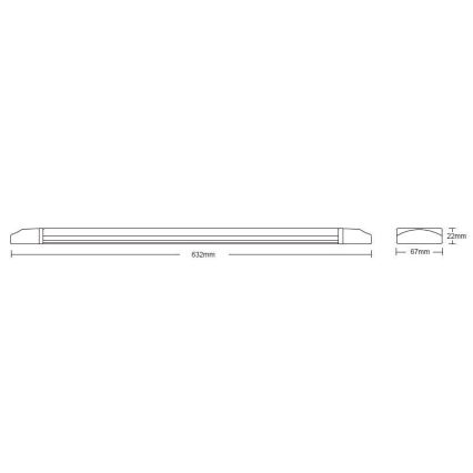Globo - LED-seinävalaisin kylpyhuoneeseen LED/18W/230V IP65