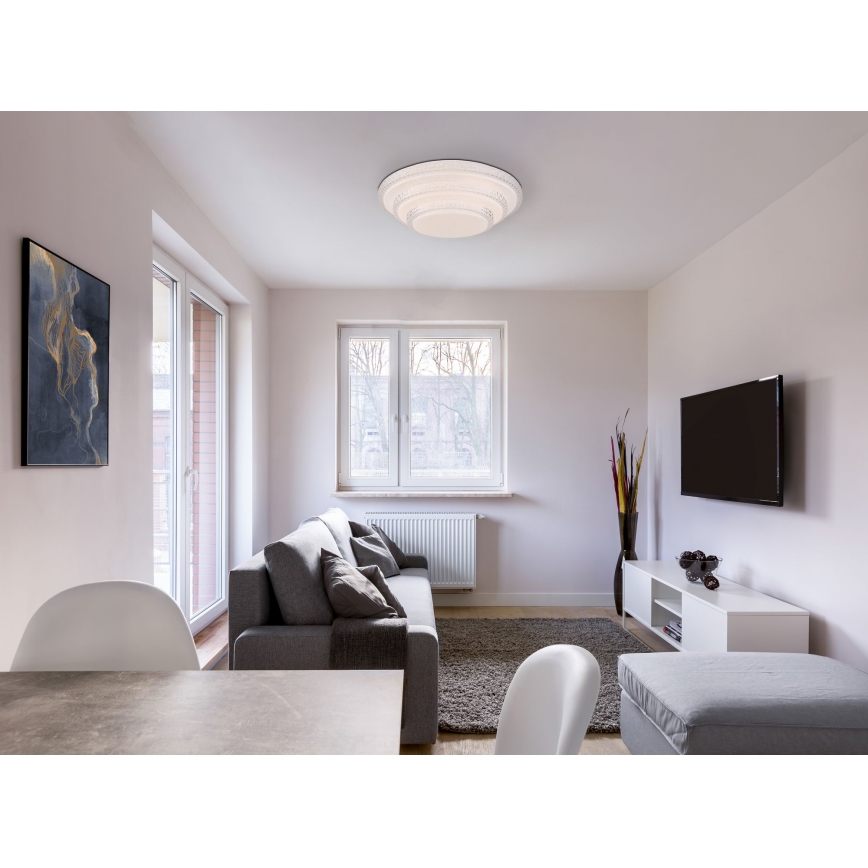 Globo - Himmennettävä LED-kattovalaisin LED/30W/230V TUYA Wi-Fi + kauko-ohjaus