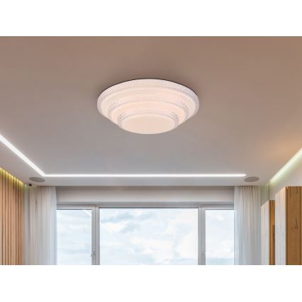 Globo - Himmennettävä LED-kattovalaisin LED/30W/230V TUYA Wi-Fi + kauko-ohjaus