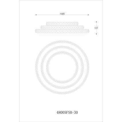 Globo - Himmennettävä LED-kattovalaisin LED/30W/230V TUYA Wi-Fi + kauko-ohjaus