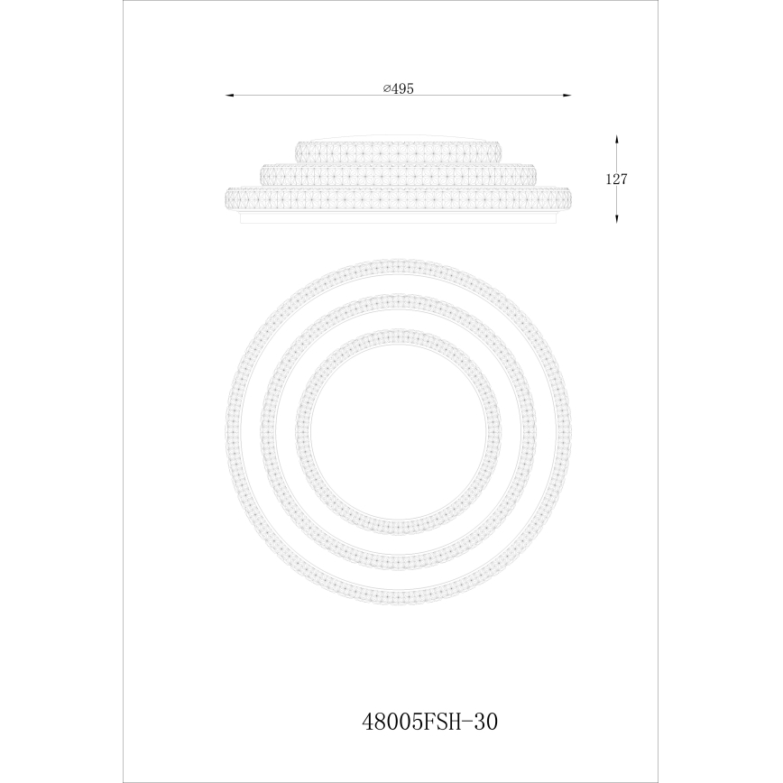 Globo - Himmennettävä LED-kattovalaisin LED/30W/230V TUYA Wi-Fi + kauko-ohjaus
