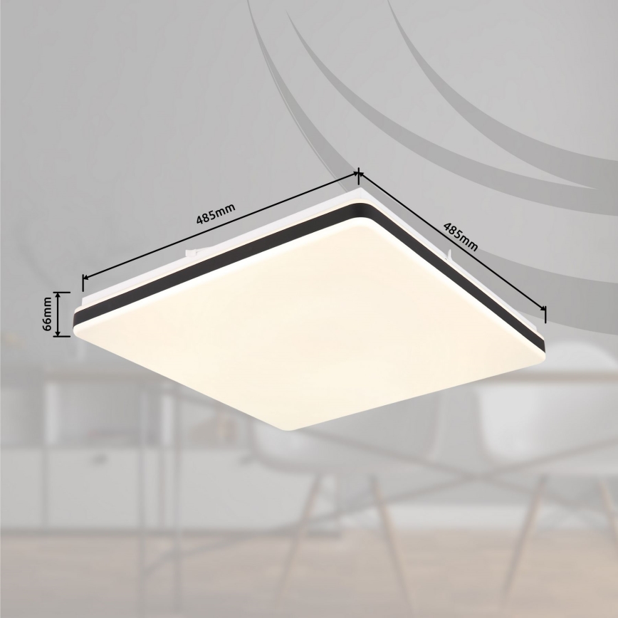 Globo - Himmennettävä LED-kattovalaisin LED/24W/230V 2700-6500K Wi-Fi Tuya + kauko-ohjaus
